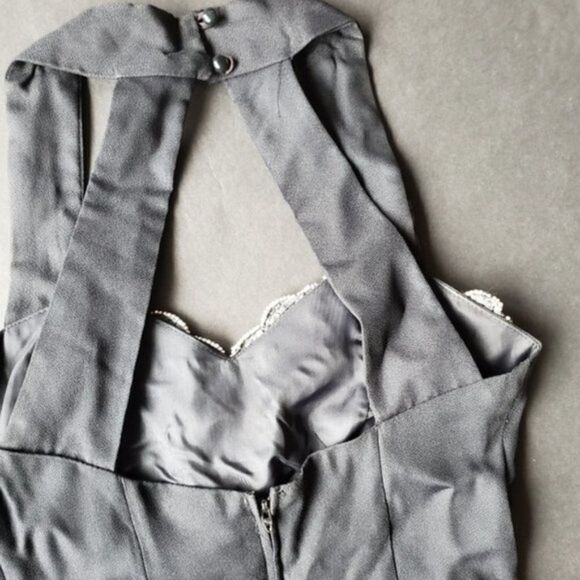 Vintage Jump Formal Black Dress - Picture 7 of 8